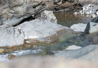 waterfall in the mountains