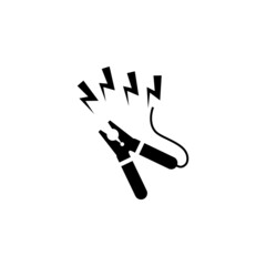 Electricity, wire cutters icon in Safety set