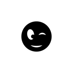 emoji wink icon in emoji set
