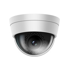 Realistic cctv cam. Circuit television camera for indoor or external monitor. Surveillance equipment