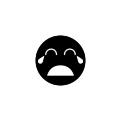 emoji crying icon in emoji set