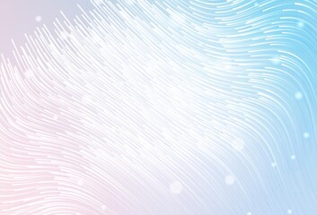 Light Pink, Blue vector backdrop with curved lines.