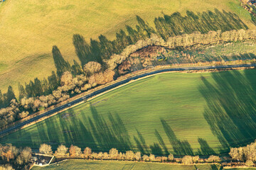 aerial view of landscape