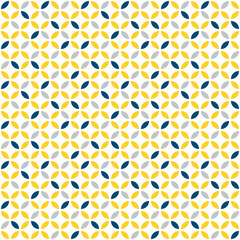 Geometric minimalistic seamless vector pattern. Colored abstract flat scandinavian pattern. Winter background.