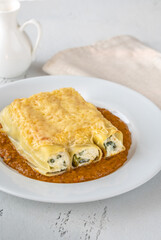 Spinach and Ricotta Cannelloni