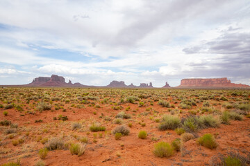 Monument Valley Navajo Tribal Park on the Utah/Arizona border