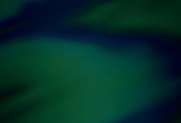Dark Green vector blurred shine abstract background.