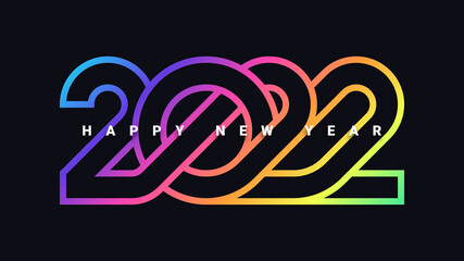 Happy new year 2022 celebration background