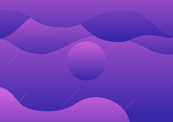 Abstract fluid violet, dark violet gradient background