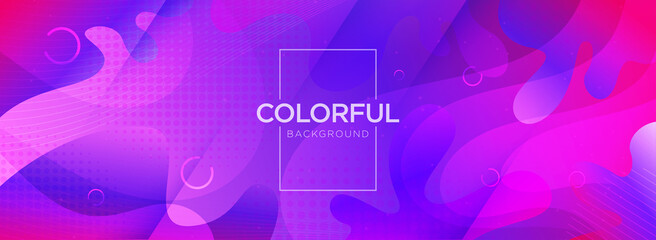 Abstract Colorful 3d Fluid Background. Modern Dynamic Gradient Style. Usable for Background, Wallpaper, Banner, Poster, Brochure, Card, Web, Presentation.