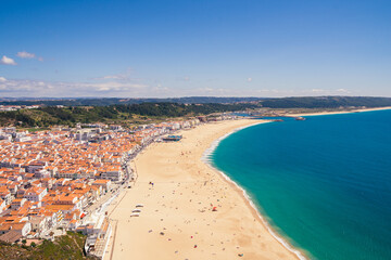 sea landscape with sand strip