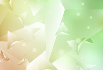 Light Green, Red vector low poly layout.