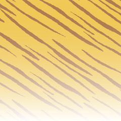アニマル模様　虎柄の正方形背景イラスト