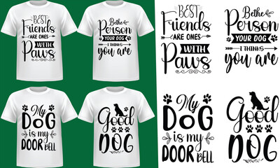 Dog SVG t-shirt Design - obrazy, fototapety, plakaty