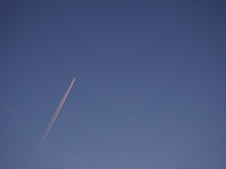 airplane in the sky