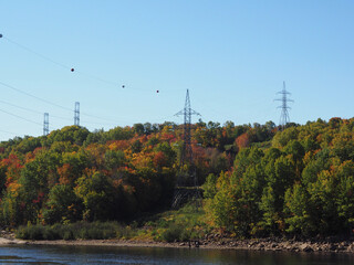 lines on the river