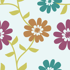 Contemporary floral and polka dot shapes collage seamless pattern set. Modern exotic design for paper, cover, fabric, interior decor and other users.