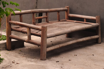 bamboo chair in the outdoor
