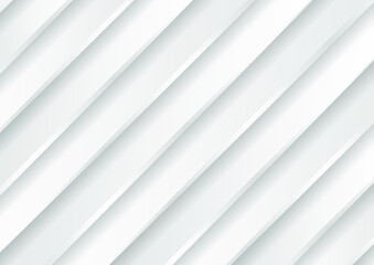 Fototapeta premium Abstract white and grey stripe background texture