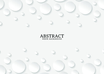 Abstract white and grey circle background texture