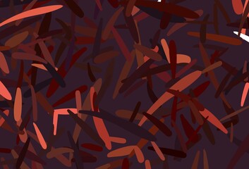 Dark Red vector background with straight lines.