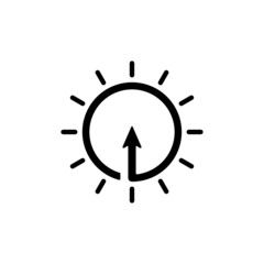 Solar Click Vector design template