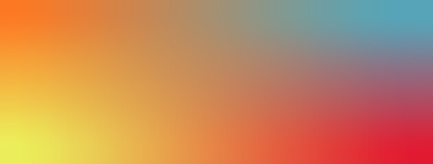 Obraz premium yellow, scarlet, aquamarine, orange gradient wallpaper background vector illustration