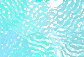 Light Green vector template with wry lines.