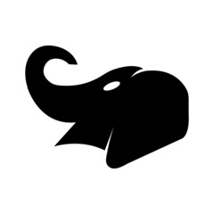 Elephant logo illustration