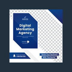 Obraz premium Digital Marketing Social Media Post Or Corporate Social Media Post