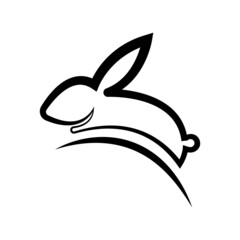 Rabbit Logo template vector icon