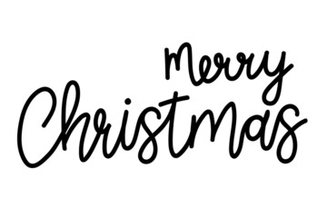 Fototapeta premium Christmas lettering