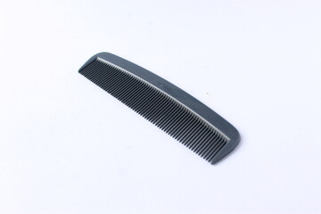 comb hair simple design style grey color, object health care with isolated background