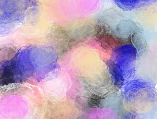 Watercolor paint like gradient background pastel ombre style. Iridescent template for brochure, banner, wallpaper, mobile screen. Neon hologram theme