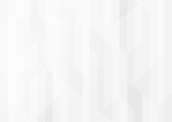 Obraz premium Abstract background in white and gray gradient color. White background texture with geometric pattern for cover design, book design, poster, flyer, website backgrounds. Vector Illustration.