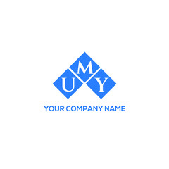 Fototapeta UMY letter logo design on white background. UMY creative initials letter logo concept. UMY letter design.  obraz