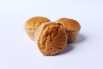 muffin brown tasty food with isolated background images