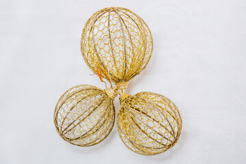 Christmas decoration on a white background.