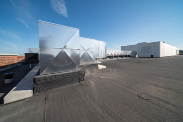 air ducts on the roof