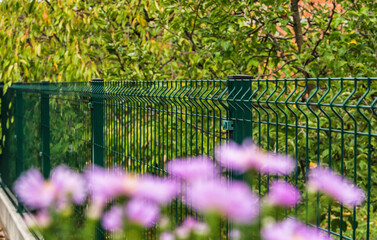 grating wire industrial fence panels, pvc metal fence panel 