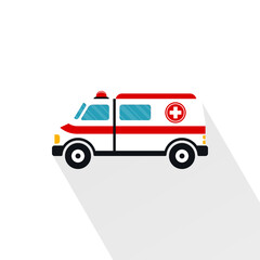 Ambulance Car Cartoon Vector Design