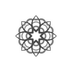 mandala icon design vector