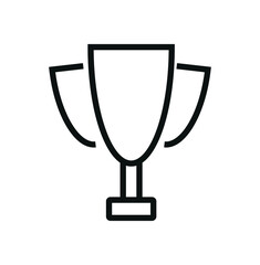 Simple prize or decoration icon, on white background