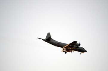 上空の自衛隊機