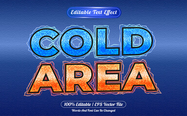 Cool zone editable text effect template style