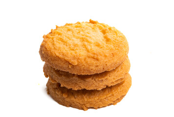 butter cookies isolated
