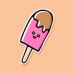 ice cream cartoon design