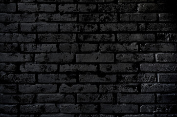 Old vintage brick wall texture background. Spooky texture wall backdrop.