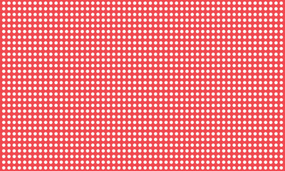 White polka dot background pattern Abstract red background. vector image