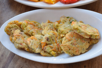 fritters of zucchini flowers